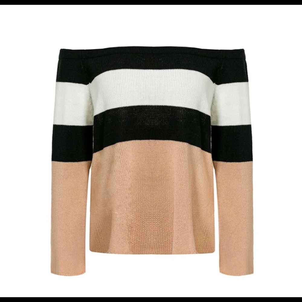 🆕😍Cozy Knit Sweater,Off the shoulder sweater - Picture 4 of 5